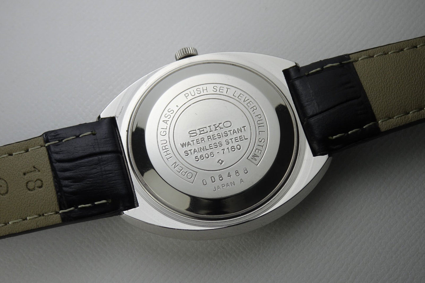 Vintage 1970 JAPAN SEIKO LORD MATIC WEEKDATER 5606-7160 23Jewels Automatic.