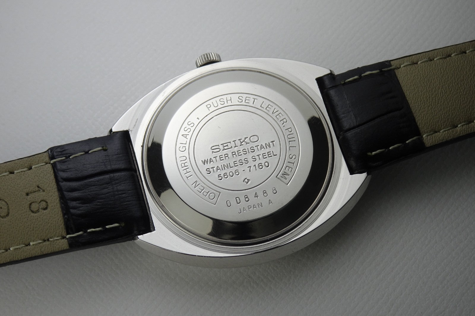Vintage 1970 JAPAN SEIKO LORD MATIC WEEKDATER 5606-7160 23Jewels Automatic.