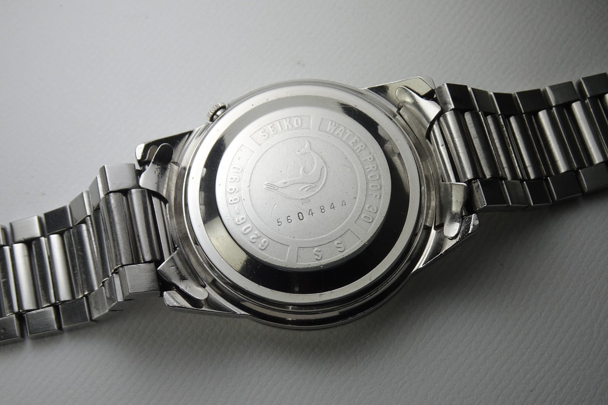 Vintage 1965 JAPAN SEIKO SEIKOMATIC WEEKDATER 6206-8990 26Jewels Automatic.