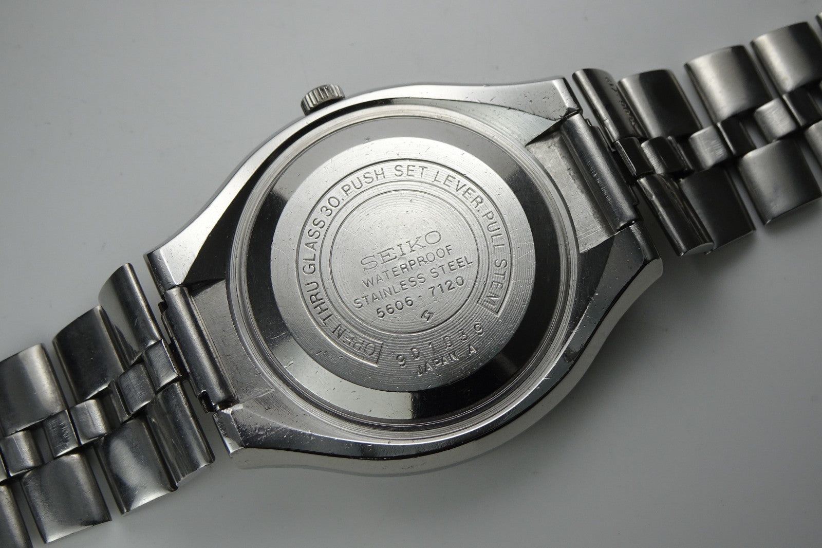 Vintage 1969 JAPAN SEIKO LORD MATIC WEEKDATER 5606-7120 25Jewels Automatic.