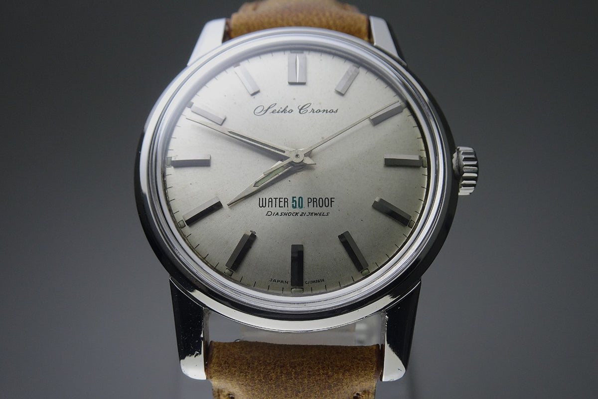 Vintage 1962 JAPAN SEIKO CRONOS J13046 21Jewels Hand-winding.