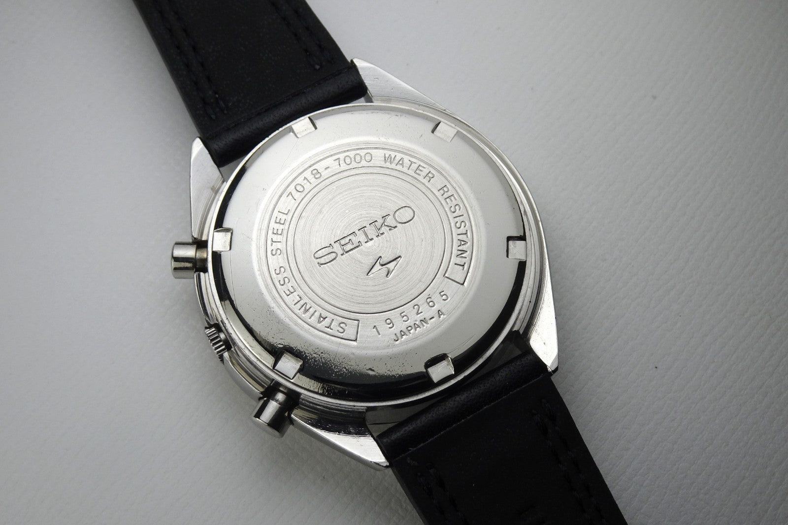 Vintage 1971 JAPAN SEIKO CHRONOGRAPH 7018-7000 23Jewels Automatic.