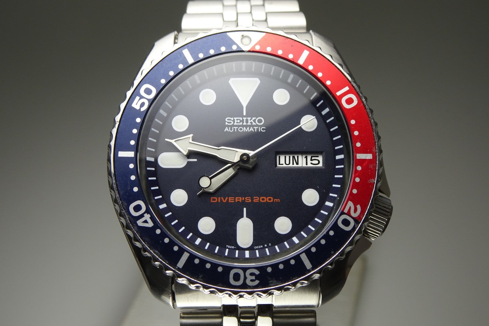 Vintage 1999 JAPAN SEIKO DIVER'S 10BAR 7S26-0020 21Jewels Automatic.
