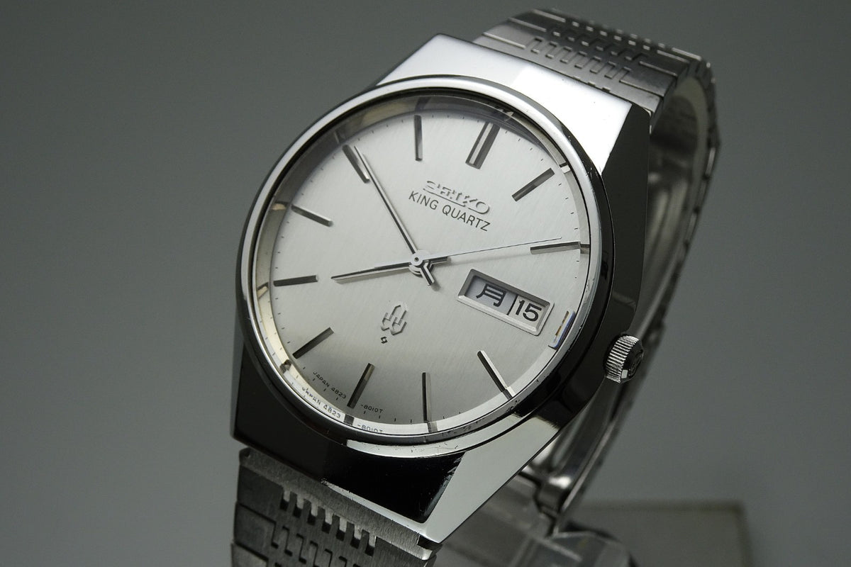 Vintage 1976 JAPAN SEIKO KING QUARTZ 4823-8010 7Jewels Quartz.