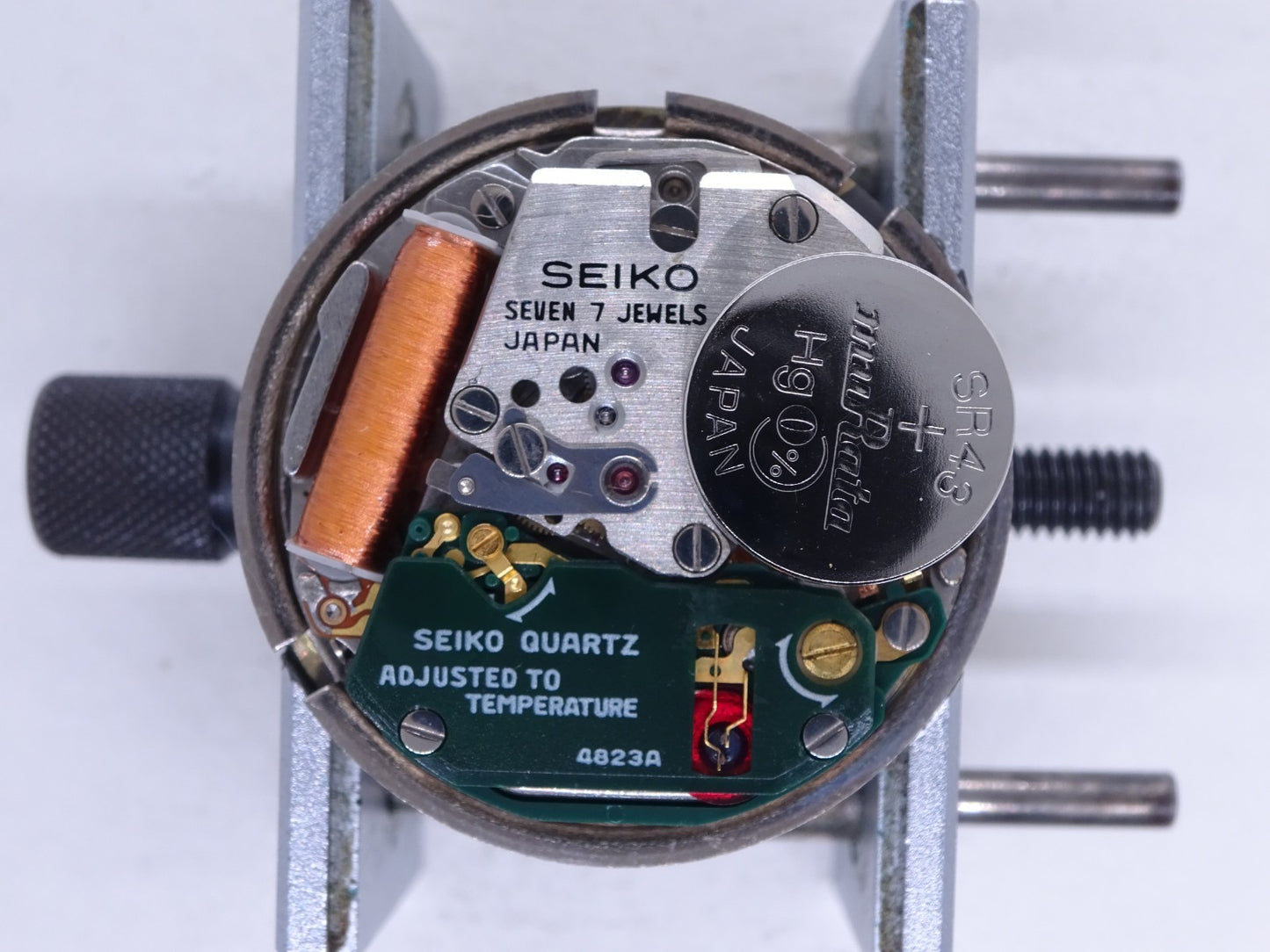 Vintage 1976 JAPAN SEIKO KING QUARTZ 4823-8010 7Jewels Quartz.