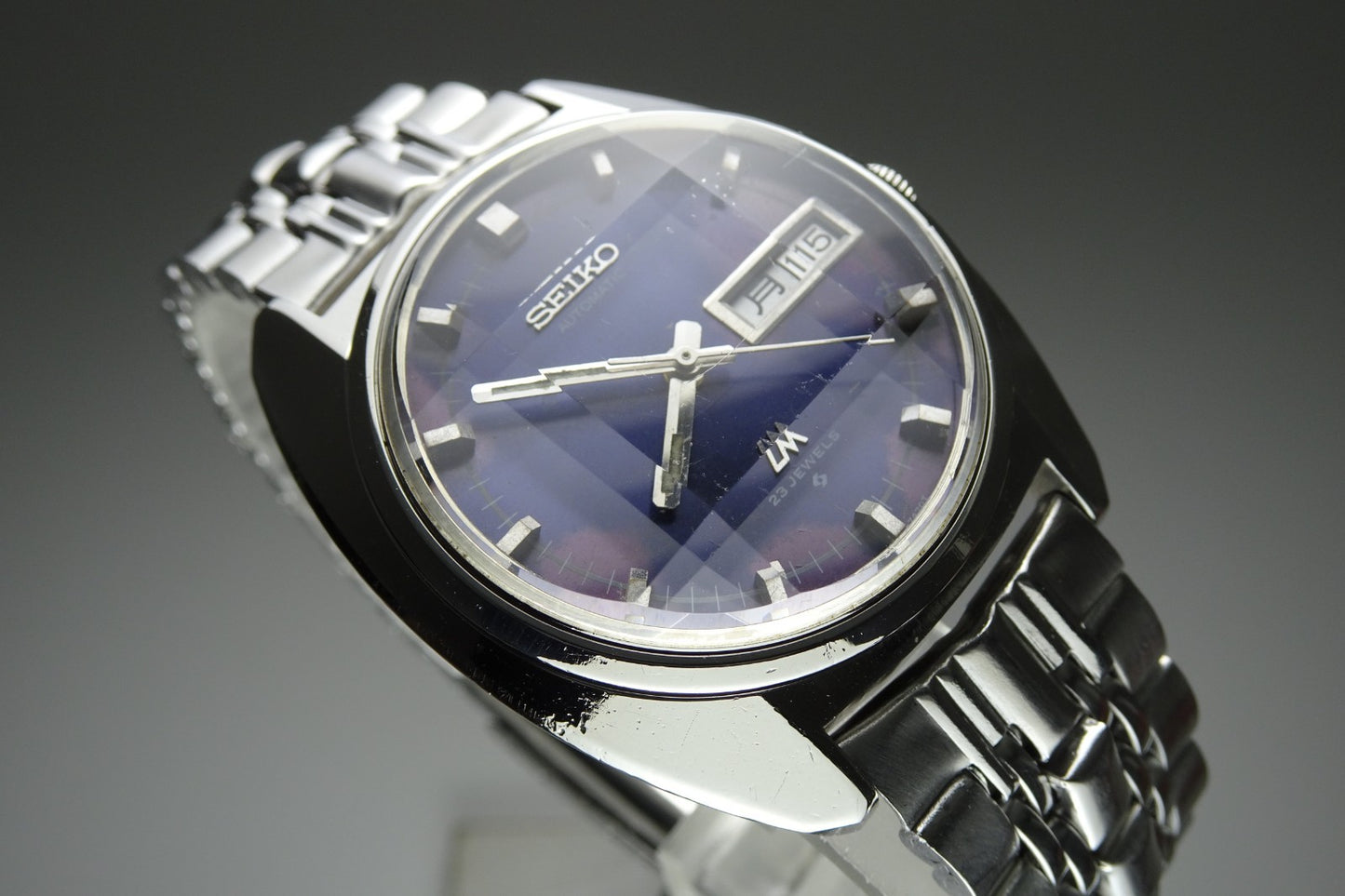 Vintage 1973 JAPAN SEIKO LORD MATIC WEEKDATER 5606-7230 25Jewels Automatic.
