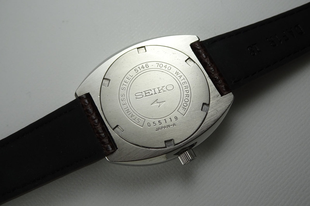 Vintage 1970 JAPAN SEIKO PRESMATIC WEEKDATER 5146-7040 27Jewels Automatic.
