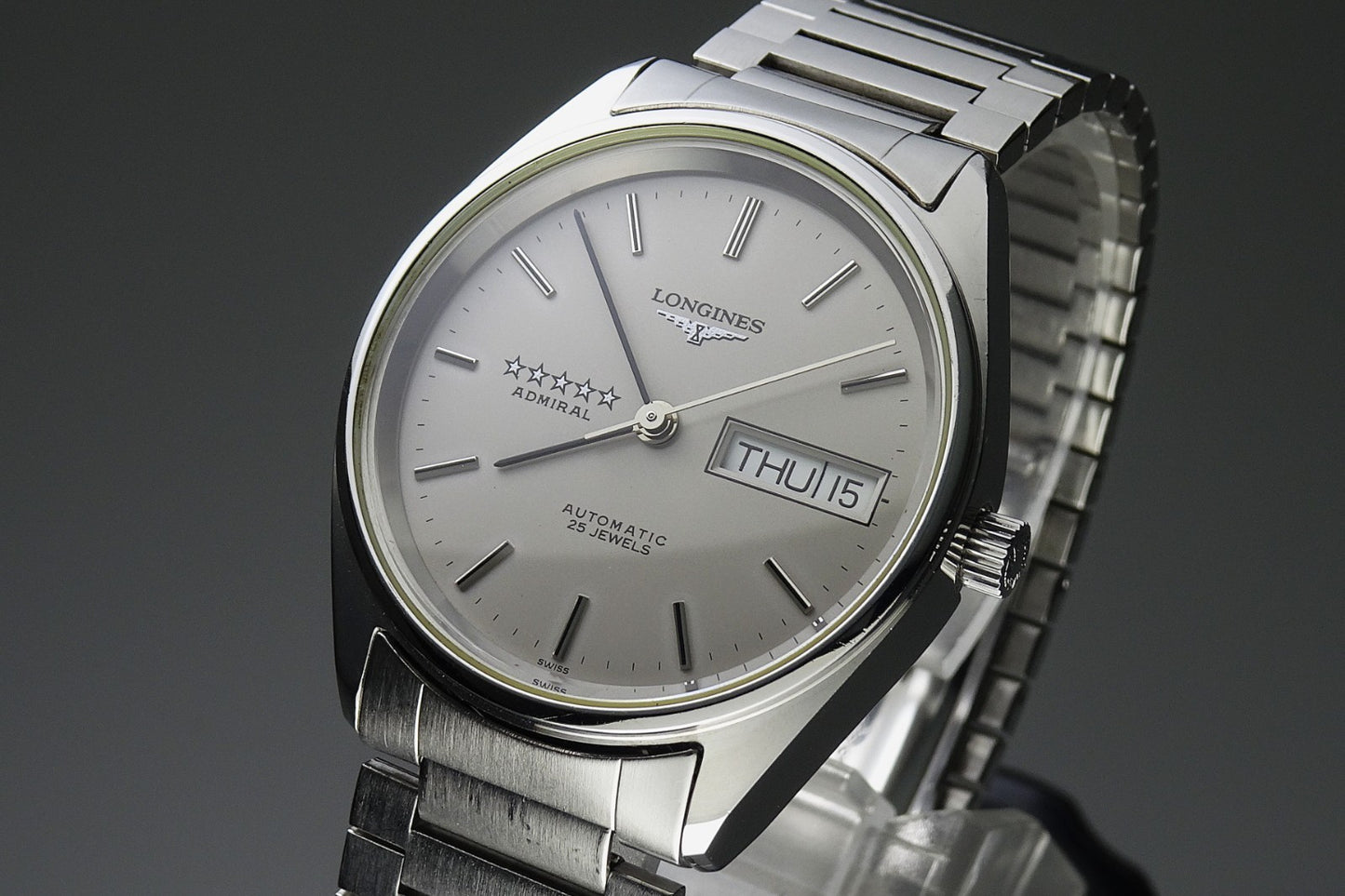 LONGINES ADMIRAL 5 STARS Cal.L636.5  25Jewels Automatic.