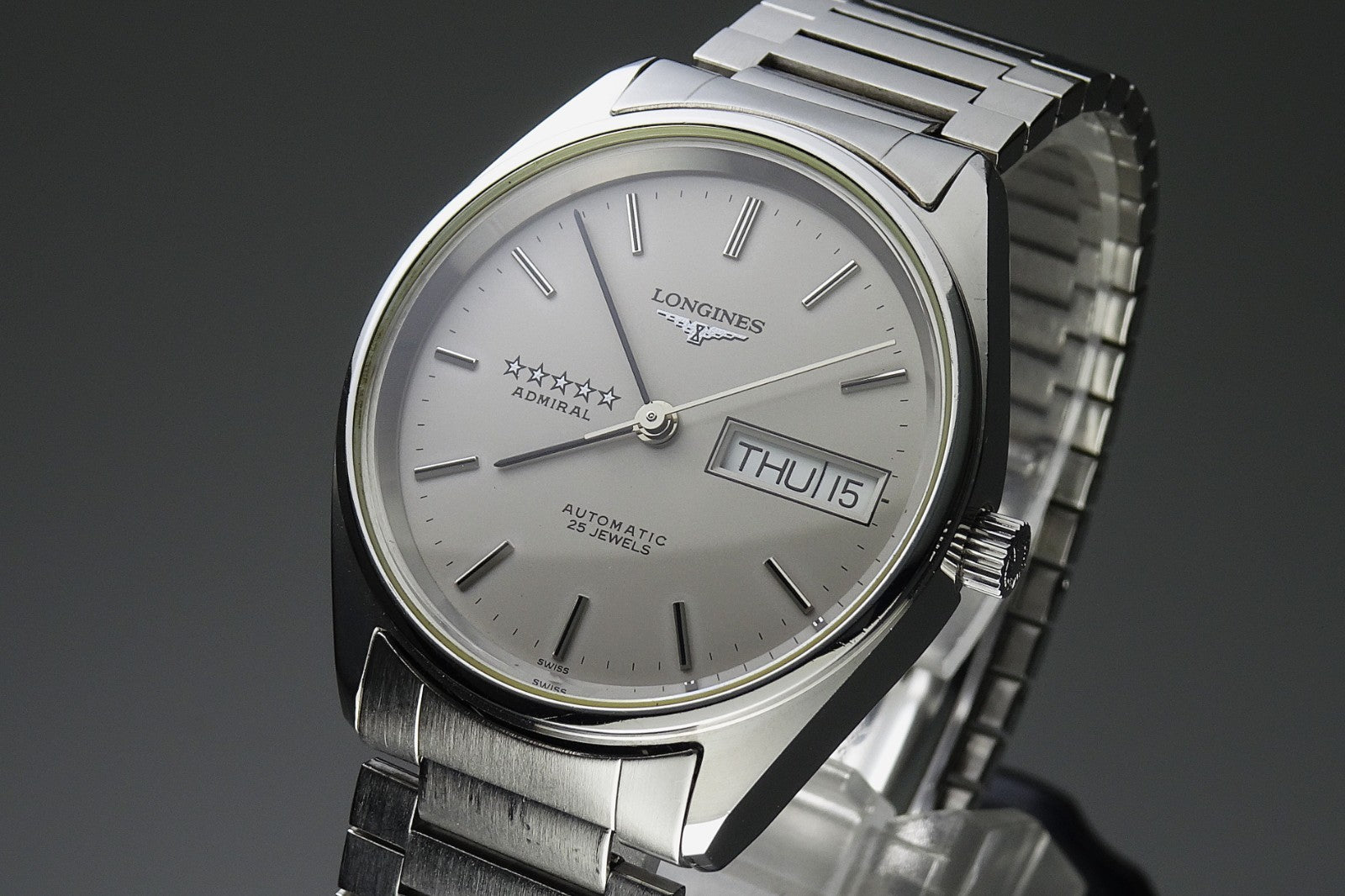 LONGINES ADMIRAL 5 STARS Cal.L636.5  25Jewels Automatic.