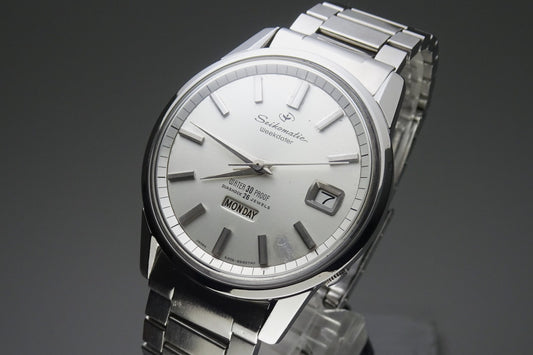 Vintage 1965 JAPAN SEIKO SEIKOMATIC WEEKDATER 6206-8990 26Jewels Automatic.