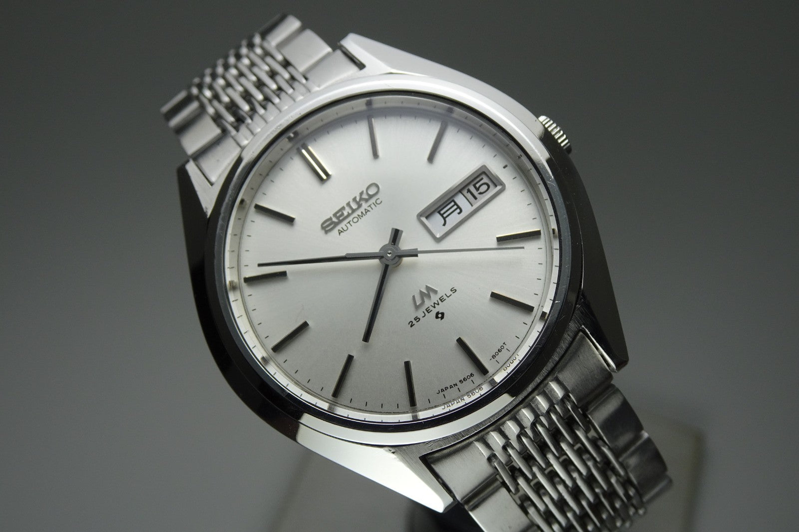Vintage 1974 JAPAN SEIKO LORD MATIC WEEKDATER 5606-8031 25Jewels Automatic.