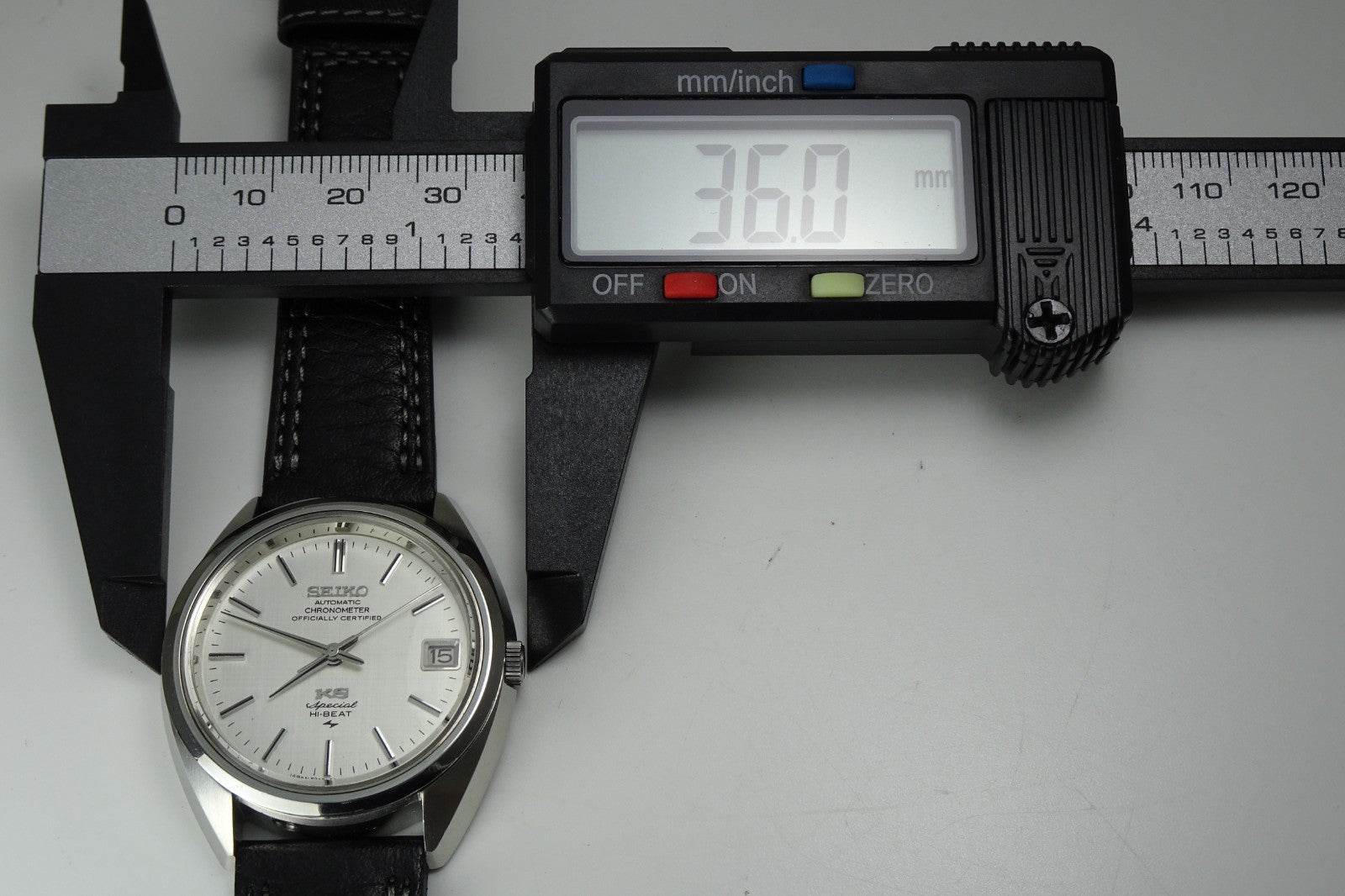 Vintage 1971 JAPAN KING SEIKO CHRONOMETER SPECIAL 5245-6000 25Jewels Automatic.