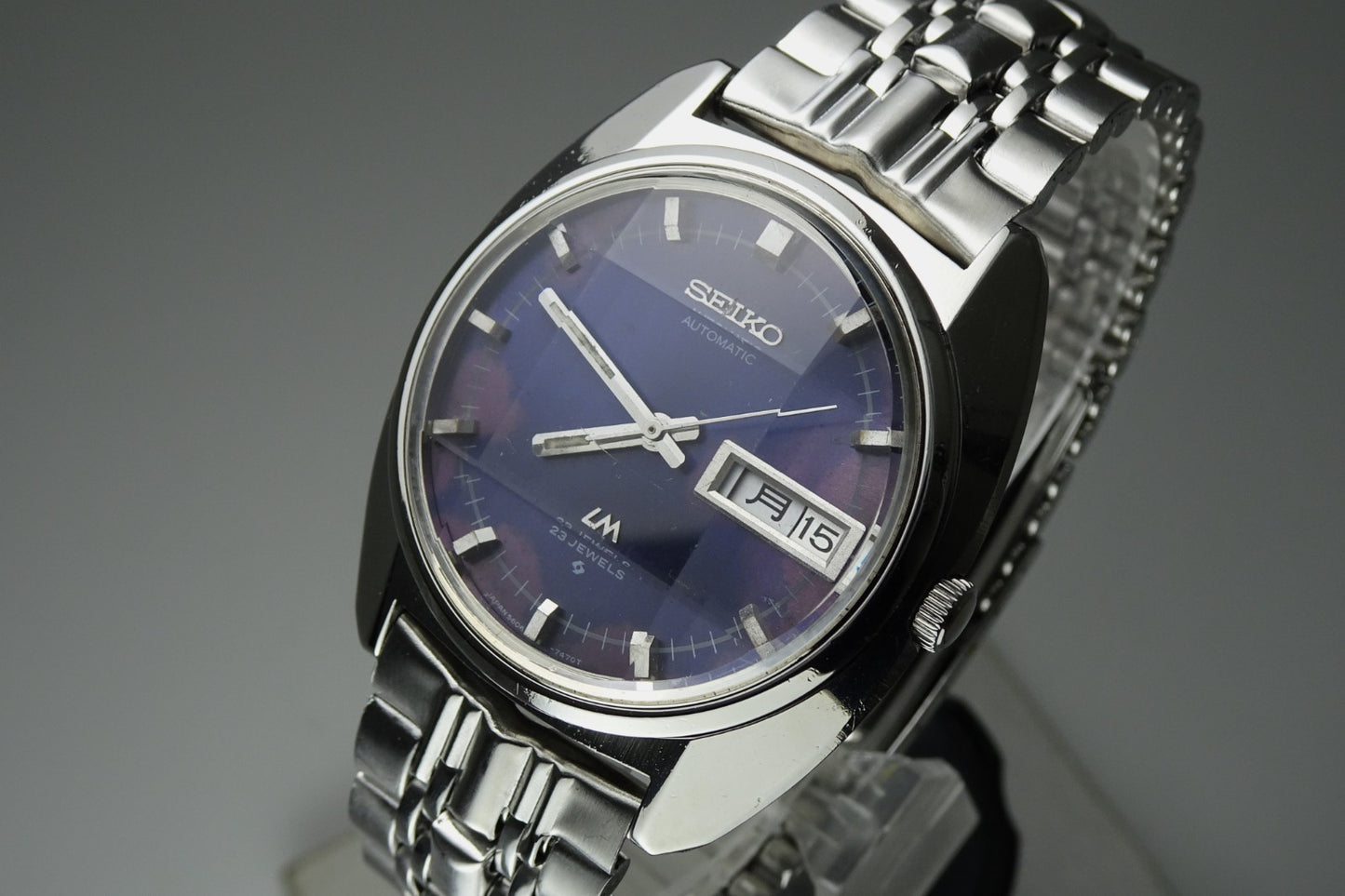 Vintage 1973 JAPAN SEIKO LORD MATIC WEEKDATER 5606-7230 25Jewels Automatic.