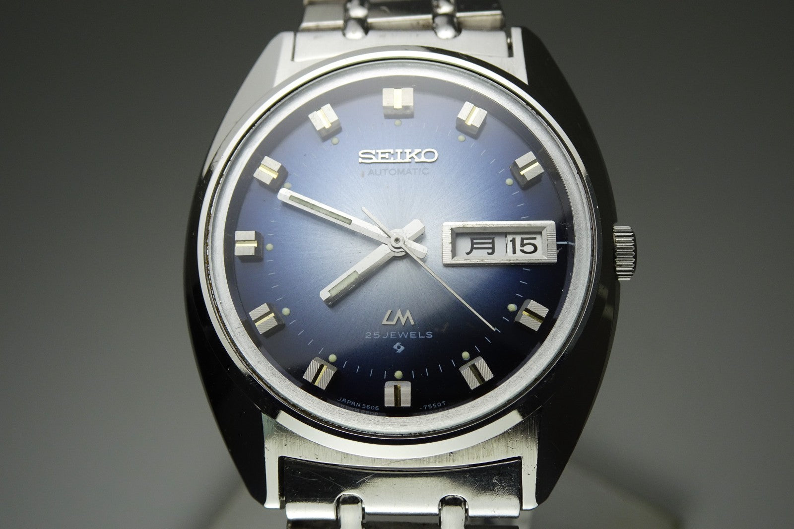 Vintage 1973 JAPAN SEIKO LORD MATIC WEEKDATER 5606-7231 25Jewels Automatic.