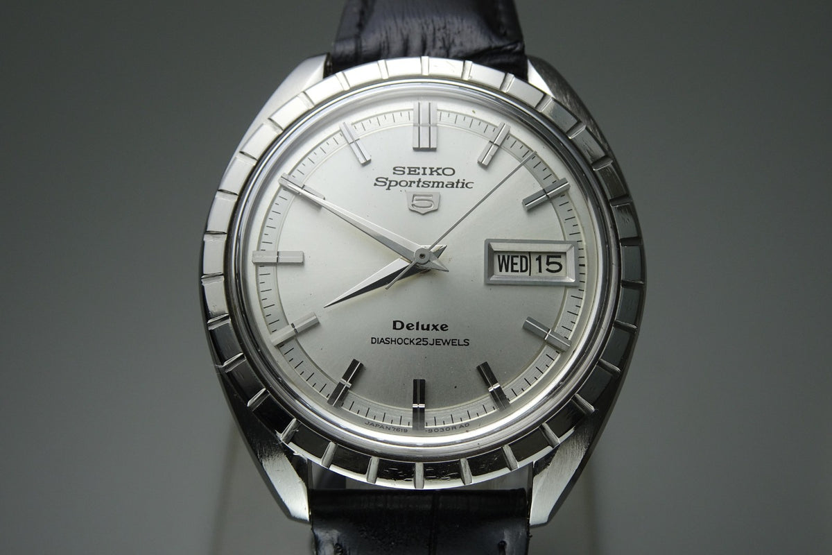 Vintage 1966 JAPAN SEIKO SPORTSMATIC5 DX 7619-9020 25Jewels Automatic.
