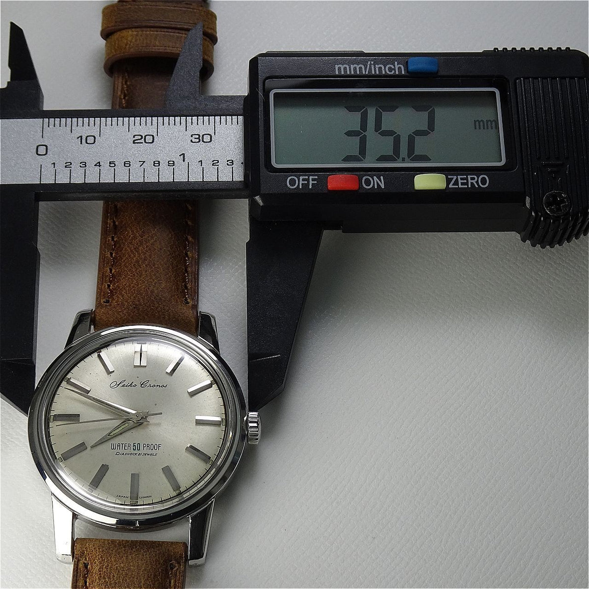 Vintage 1962 JAPAN SEIKO CRONOS J13046 21Jewels Hand-winding.