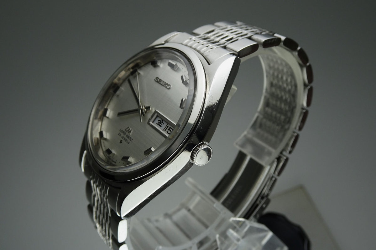 Vintage 1970 JAPAN SEIKO LORD MATIC WEEKDATER 5606-7070 23Jewels Automatic.
