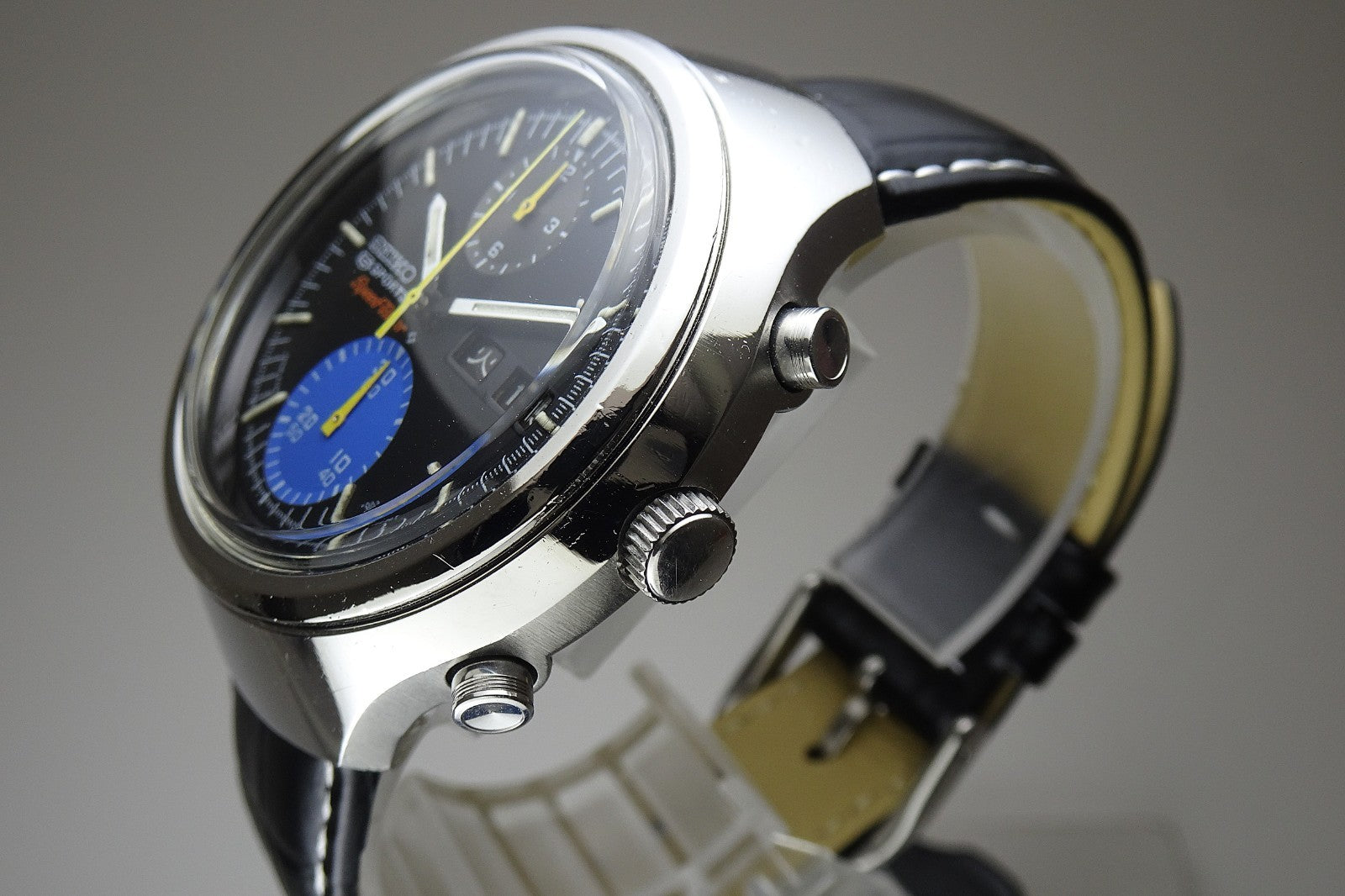 Serviced Vintage 1971 JAPAN SEIKO 5 SPORTS SPEED-TIMER 6138-0020 21J Automatic.