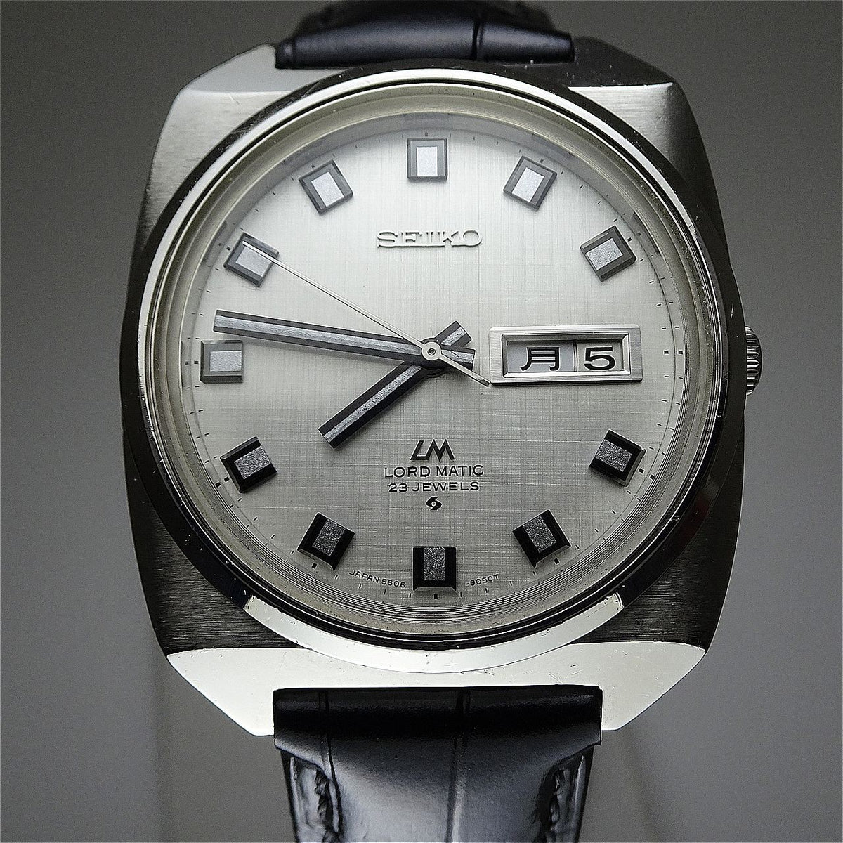 Vintage 1969 JAPAN SEIKO LORD MATIC WEEKDATER 5606-9030 23Jewels Automatic.