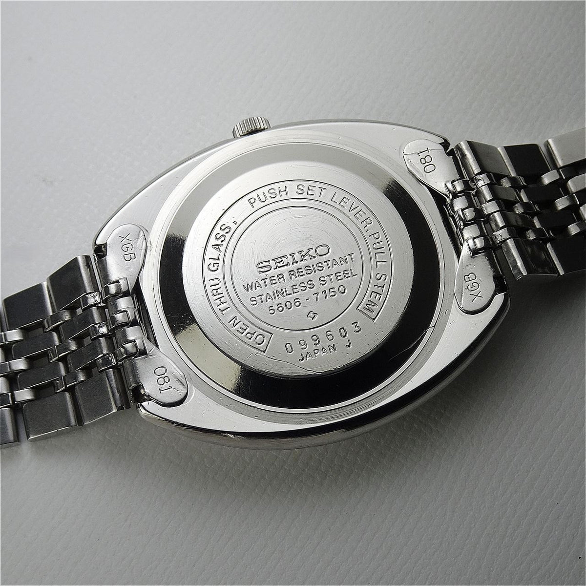 Vintage 1970 JAPAN SEIKO LORD MATIC WEEKDATER 5606-7150 23Jewels Automatic.
