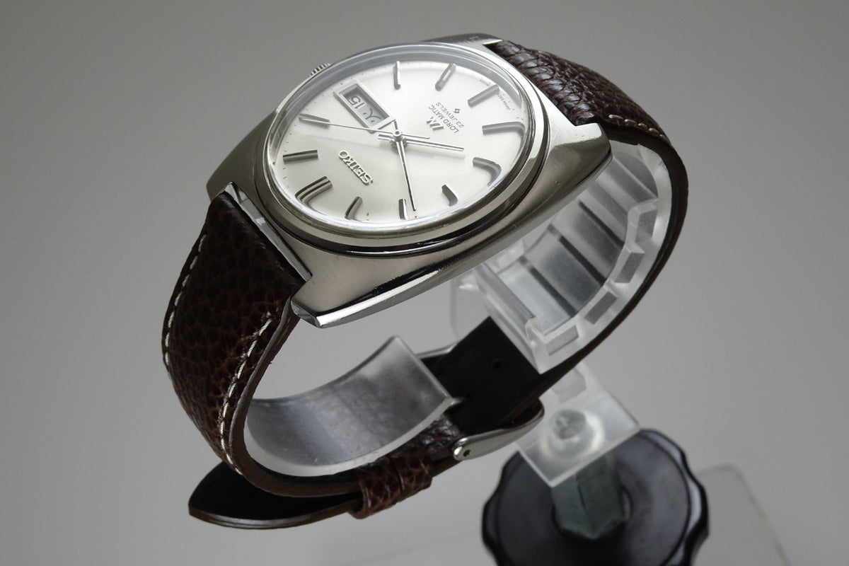Vintage 1970 JAPAN SEIKO LORD MATIC WEEKDATER 5606-8010 23Jewels Automatic.