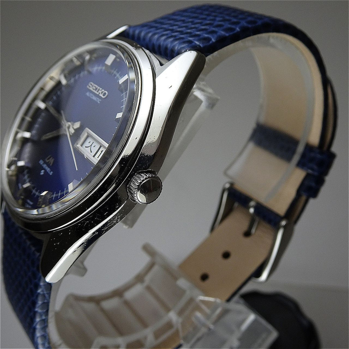 Serviced Vintage 1972 JAPAN SEIKO LORD MATIC WEEKDATER 5606-7190 23J Automatic.