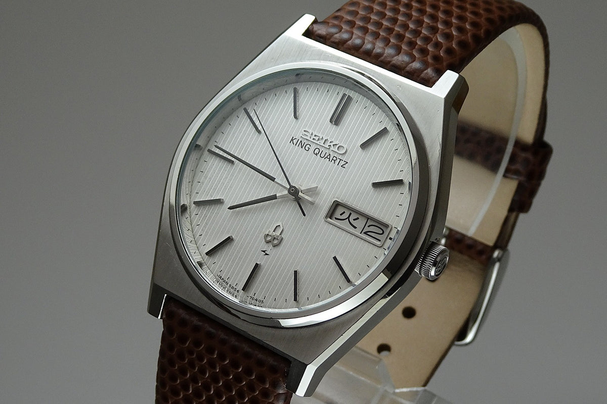 Vintage 1978 JAPAN SEIKO KING QUARTZ 5856-7030 8Jewels Quartz.