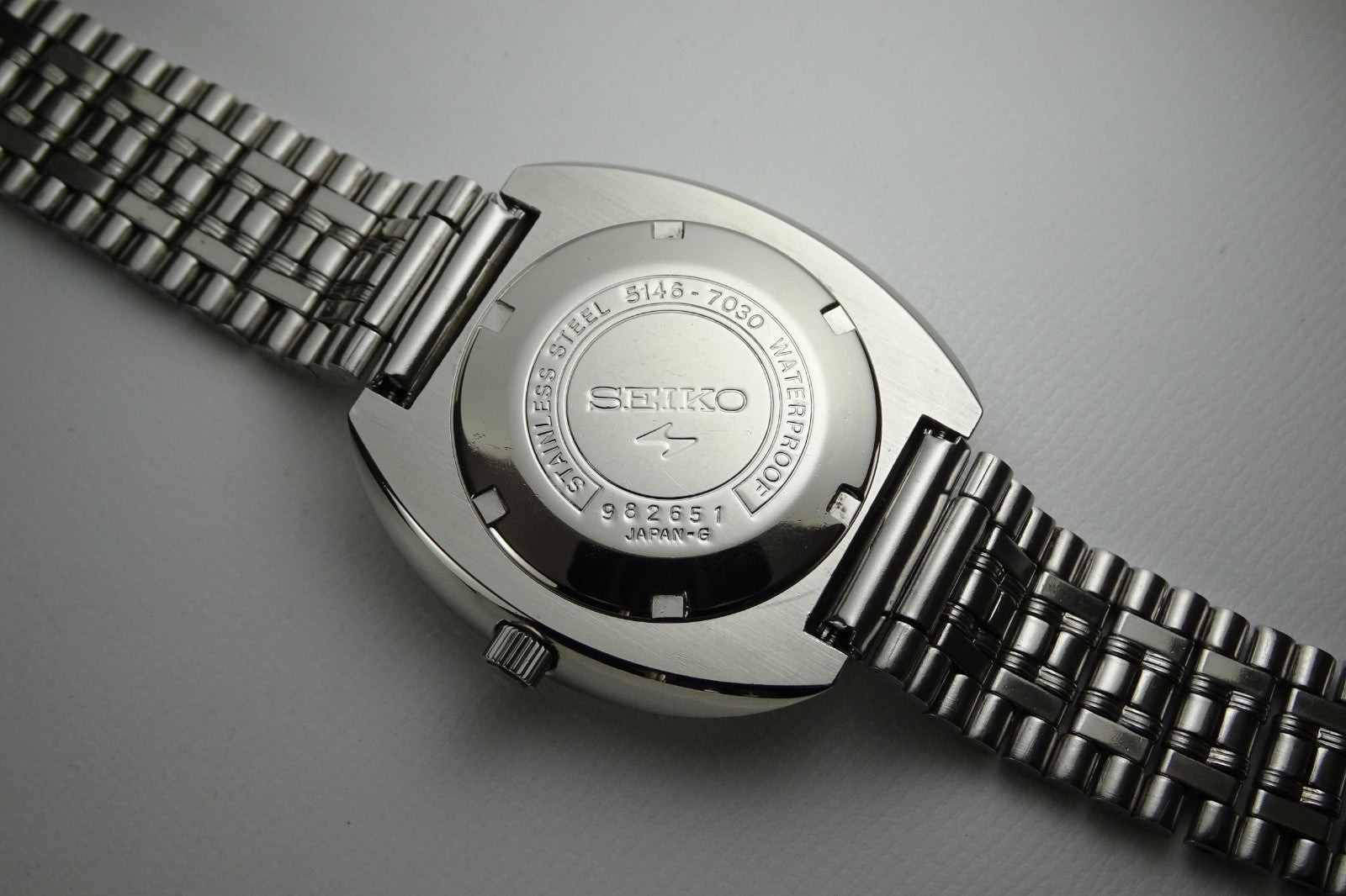 Vintage 1969 JAPAN SEIKO 51 PRESMATIC WEEKDATER 5146-7030 27Jewels Automatic.