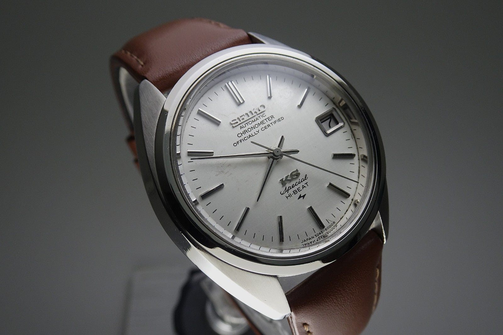 Vintage 1973 JAPAN KING SEIKO CHRONOMETER SPECIAL 5245-6000 25Jewels Automatic.
