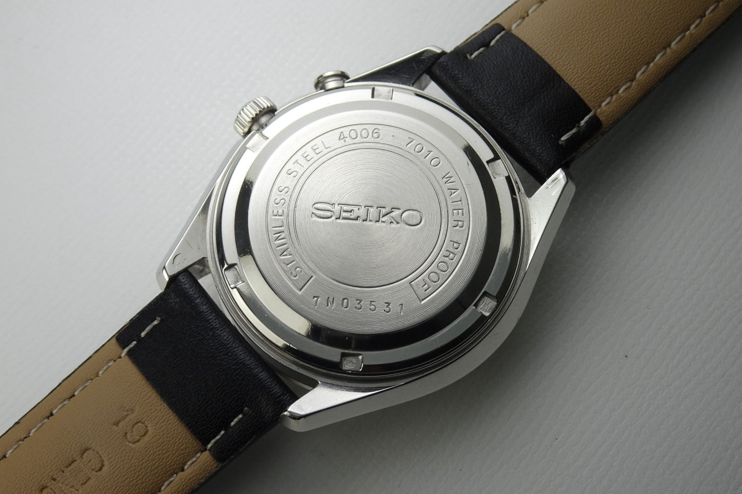 Vintage 1967 JAPAN SEIKO BELL-MATIC WEEKDATER 4006-7010 27Jewels Automatic.