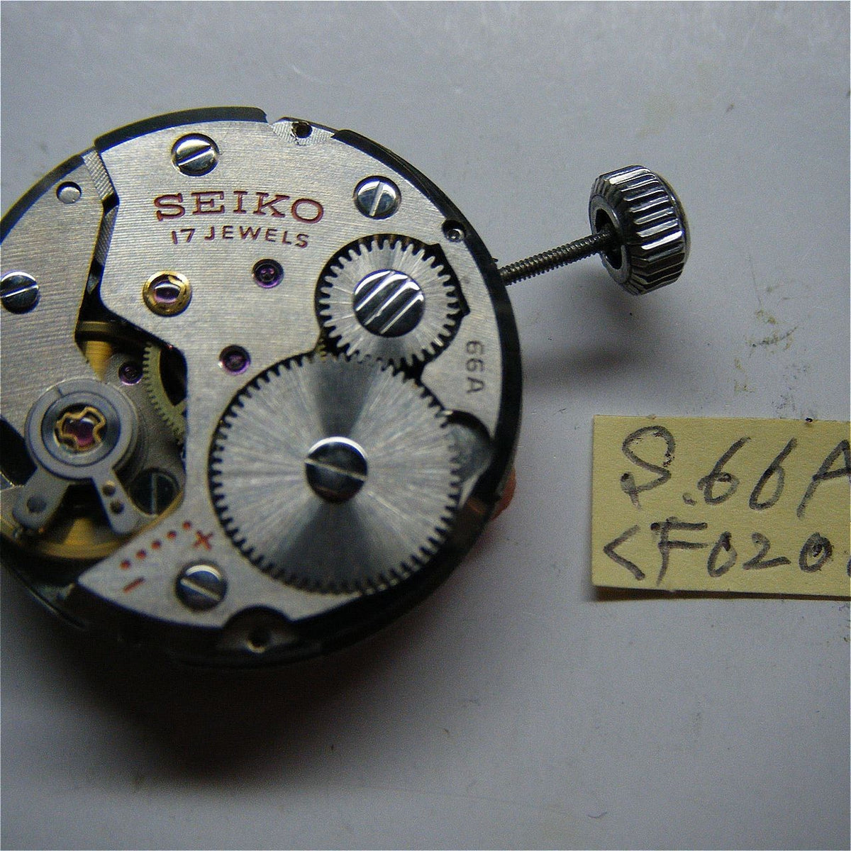 Serviced Vintage 1965 JAPAN SEIKO SEA HORSE 66-8980 17Jewels Hand-winding.