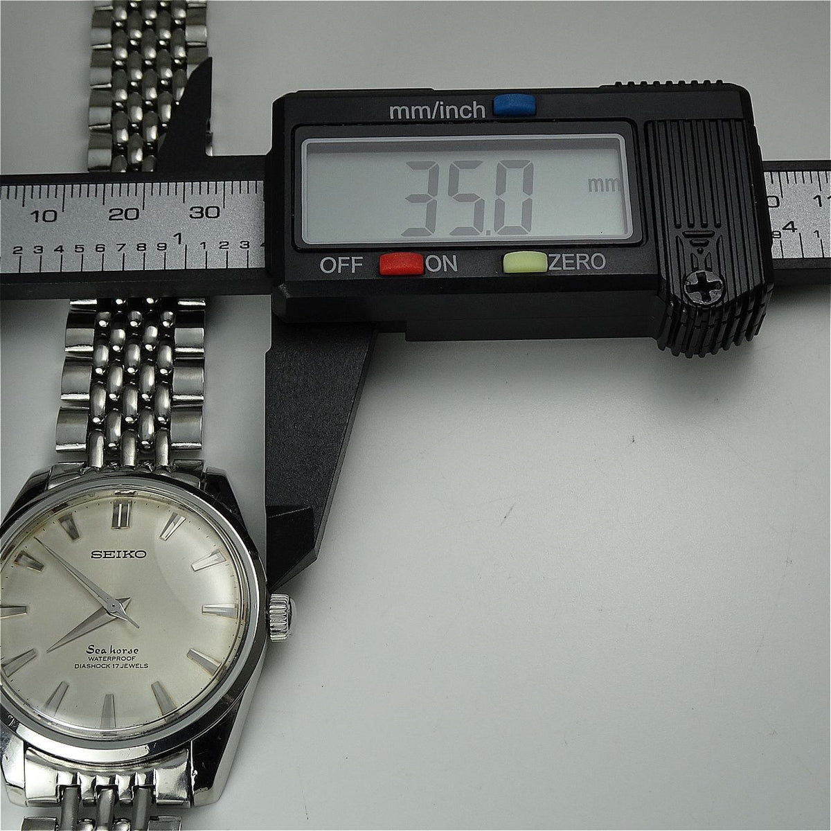 Serviced Vintage 1965 JAPAN SEIKO SEA HORSE 66-8980 17Jewels Hand-winding.