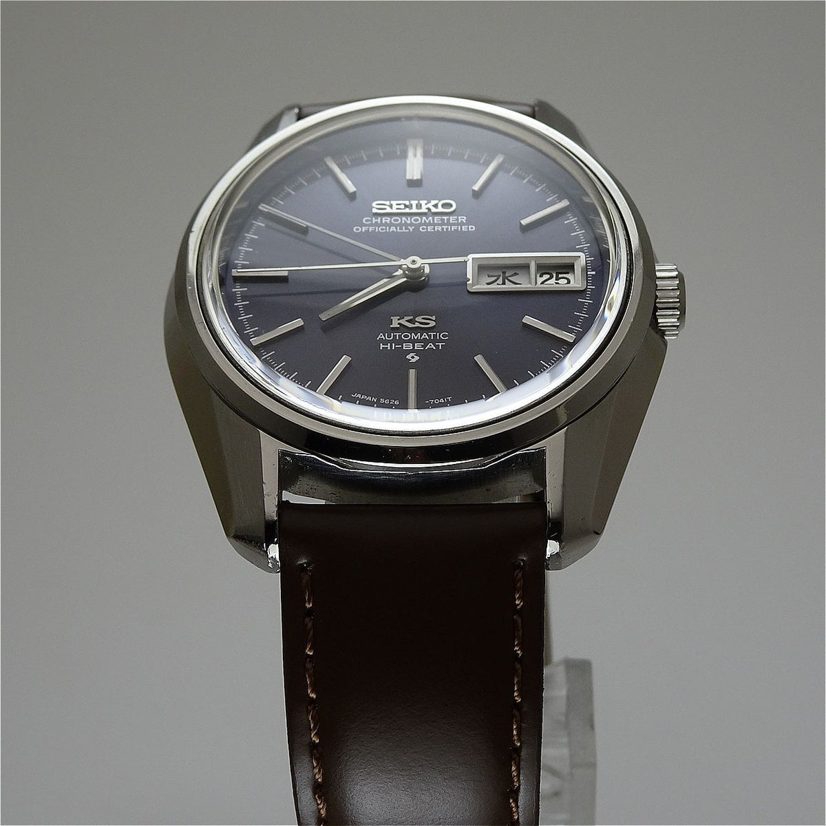 Vintage 1974 JAPAN KING SEIKO CHRONOMETER WEEKDATER 5626-7041 25J Automatic.