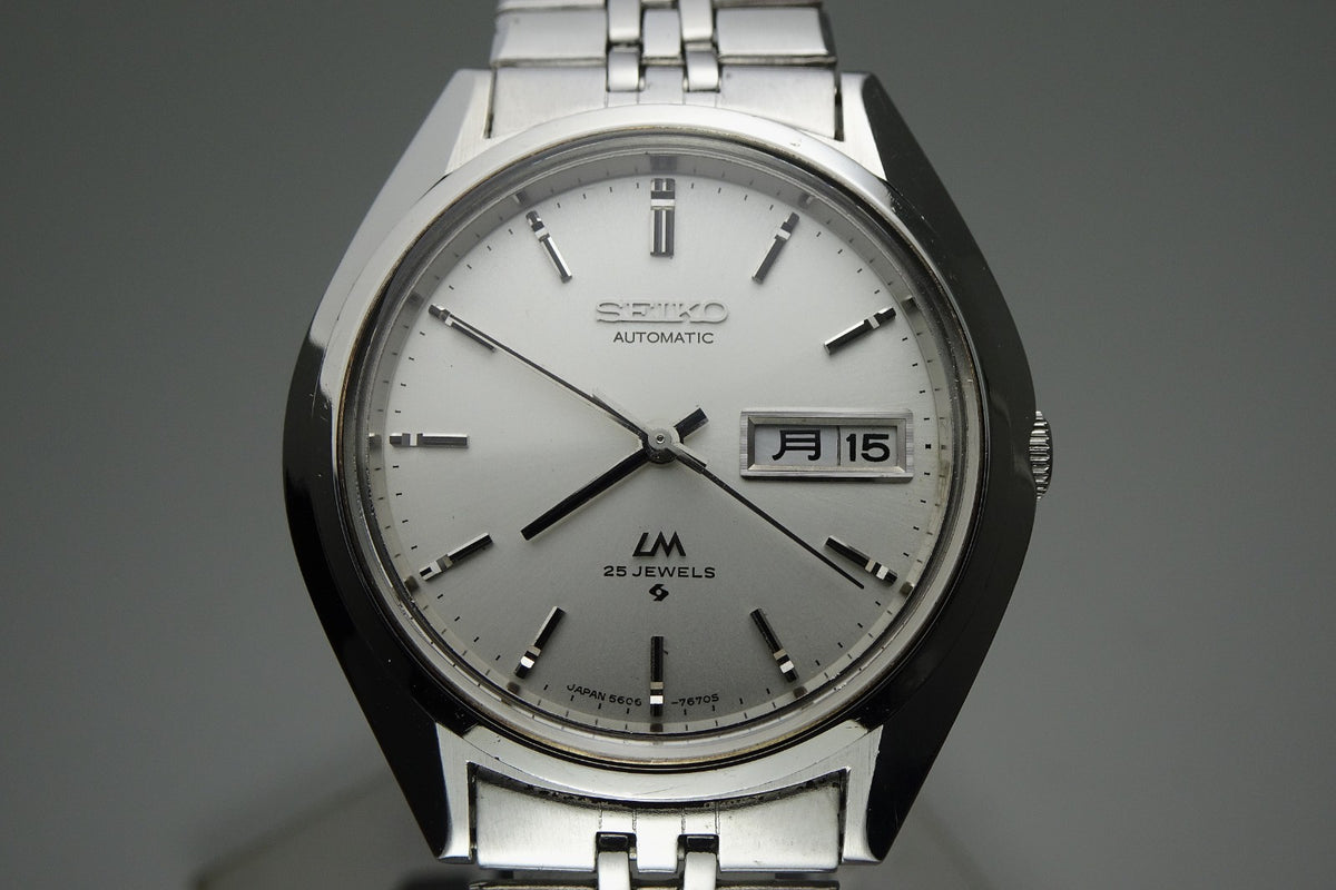 Vintage 1974 JAPAN SEIKO LORD MATIC WEEKDATER 5606-7192 25Jewels Automatic.