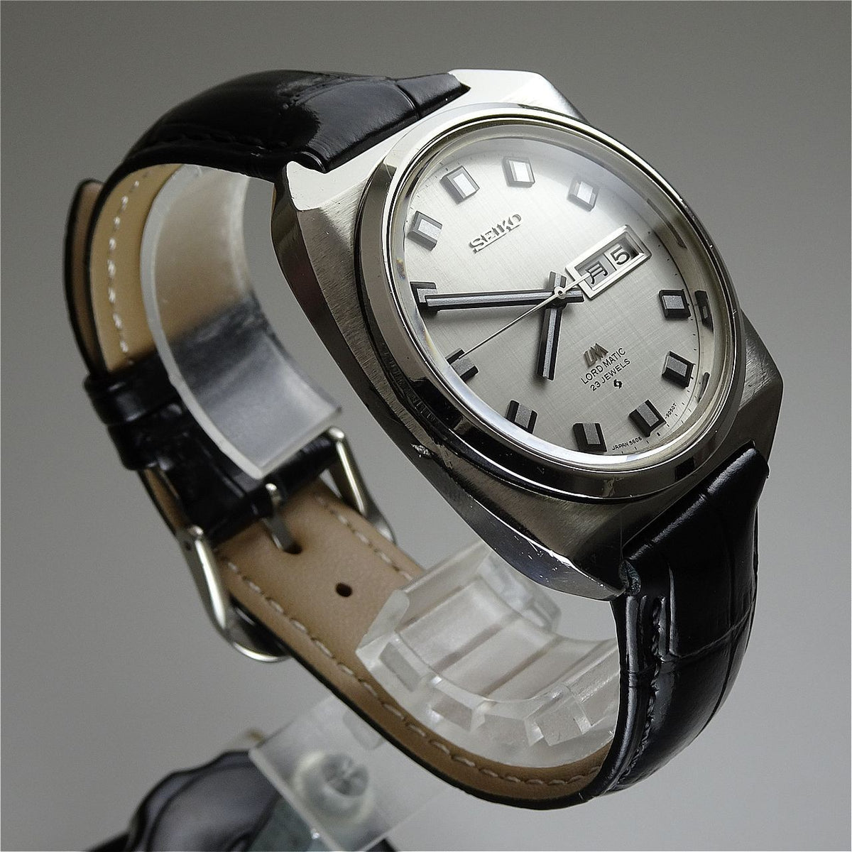 Vintage 1969 JAPAN SEIKO LORD MATIC WEEKDATER 5606-9030 23Jewels Automatic.