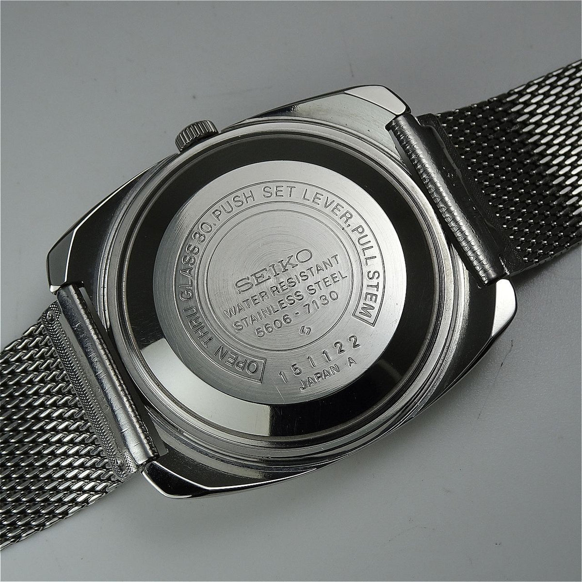 Vintage 1971 JAPAN LORD MATIC WEEKDATER 5606-7130 25Jewels Automatic.