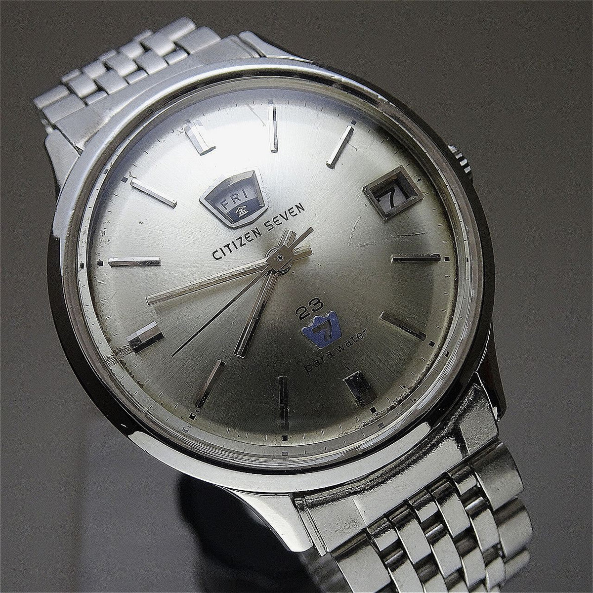 Serviced Vintage 1960’s CITIZEN SEVEN SEOS81301-T 23Jewels Hand-winding.