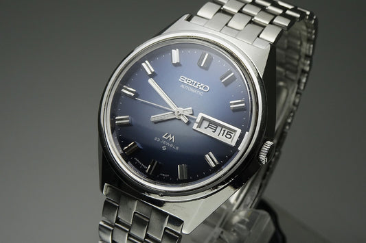 Serviced Vintage 1973 JAPAN SEIKO LORD MATIC WEEKDATER 5606-7260 23J Automatic.