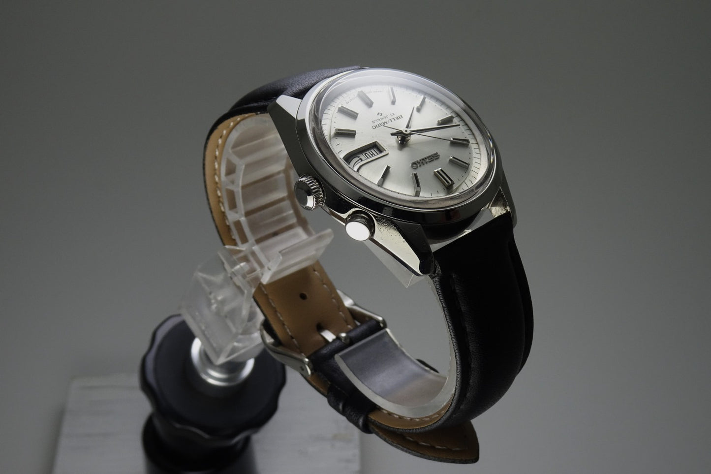 Vintage 1967 JAPAN SEIKO BELL-MATIC WEEKDATER 4006-7010 27Jewels Automatic.