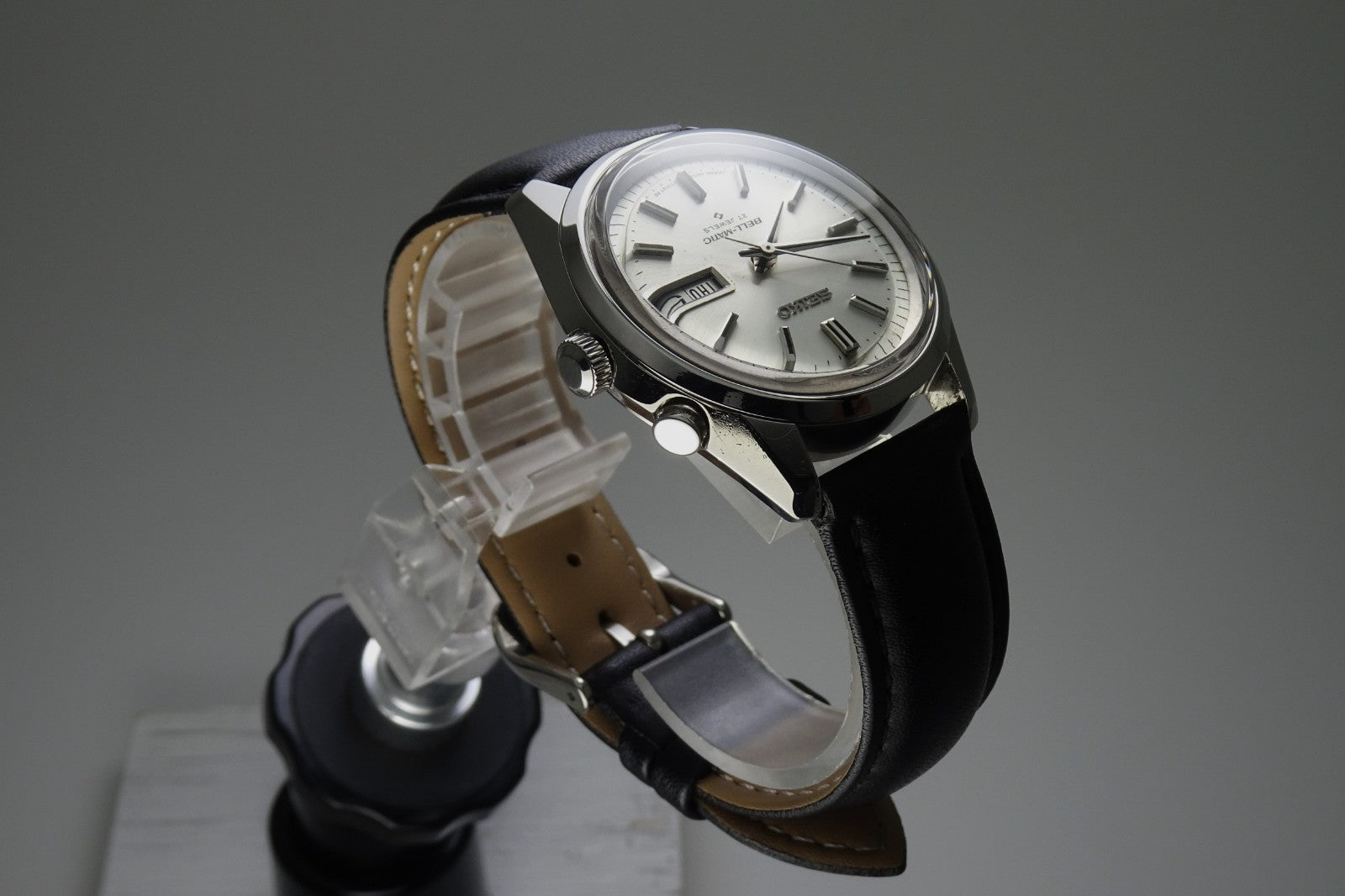 Vintage 1967 JAPAN SEIKO BELL-MATIC WEEKDATER 4006-7010 27Jewels Automatic.
