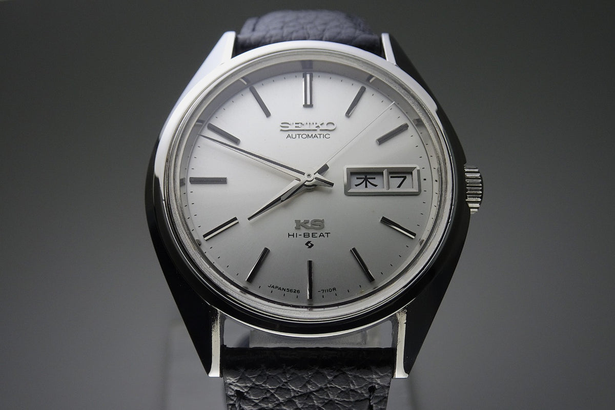 Vintage 1972 JAPAN KING SEIKO WEEKDATER 5626-7111 25Jewels Automatic.