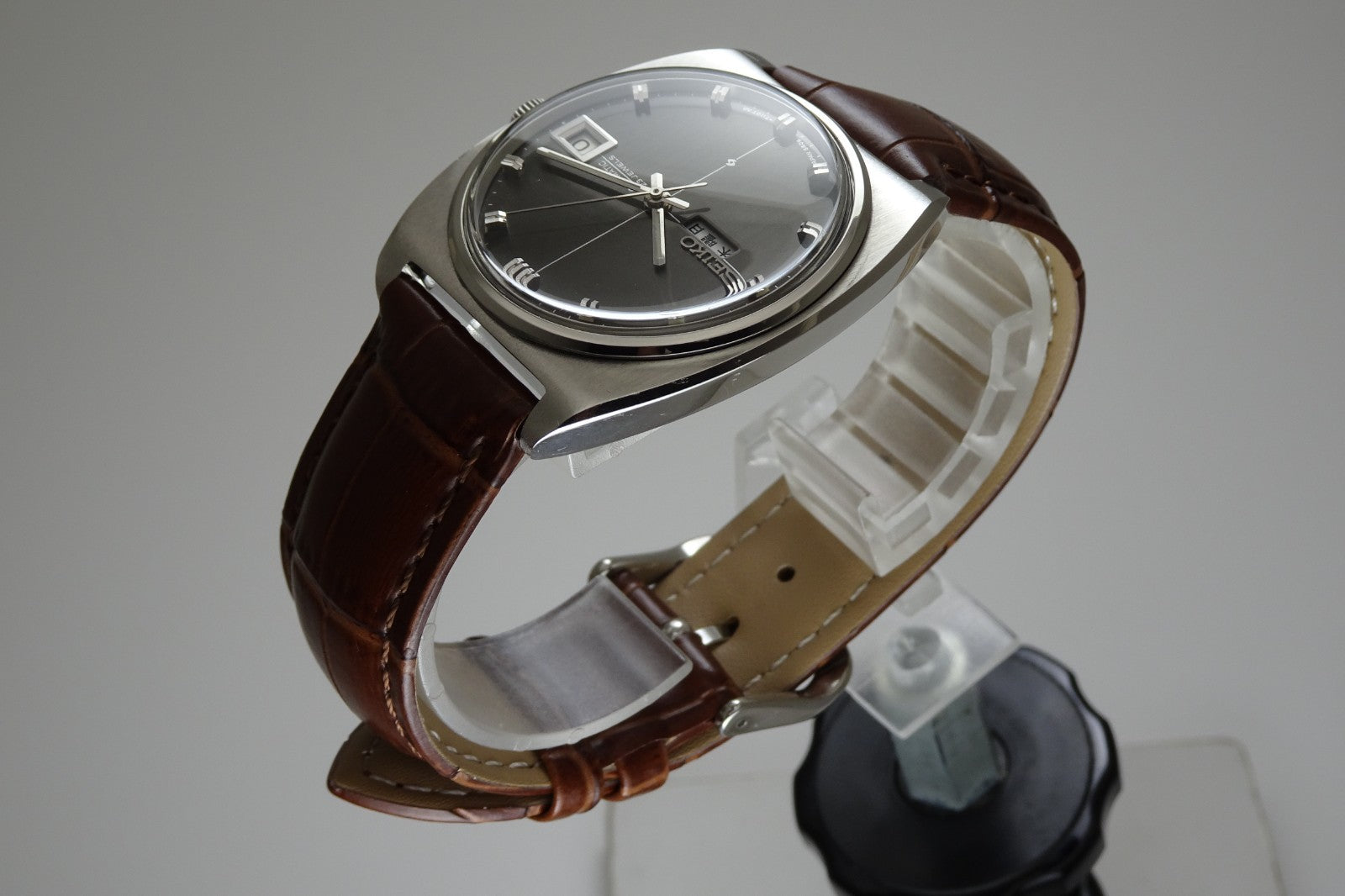 Vintage 1968 JAPAN SEIKO LORD MATIC WEEKDATER 5606-7050 23Jewels Automatic.