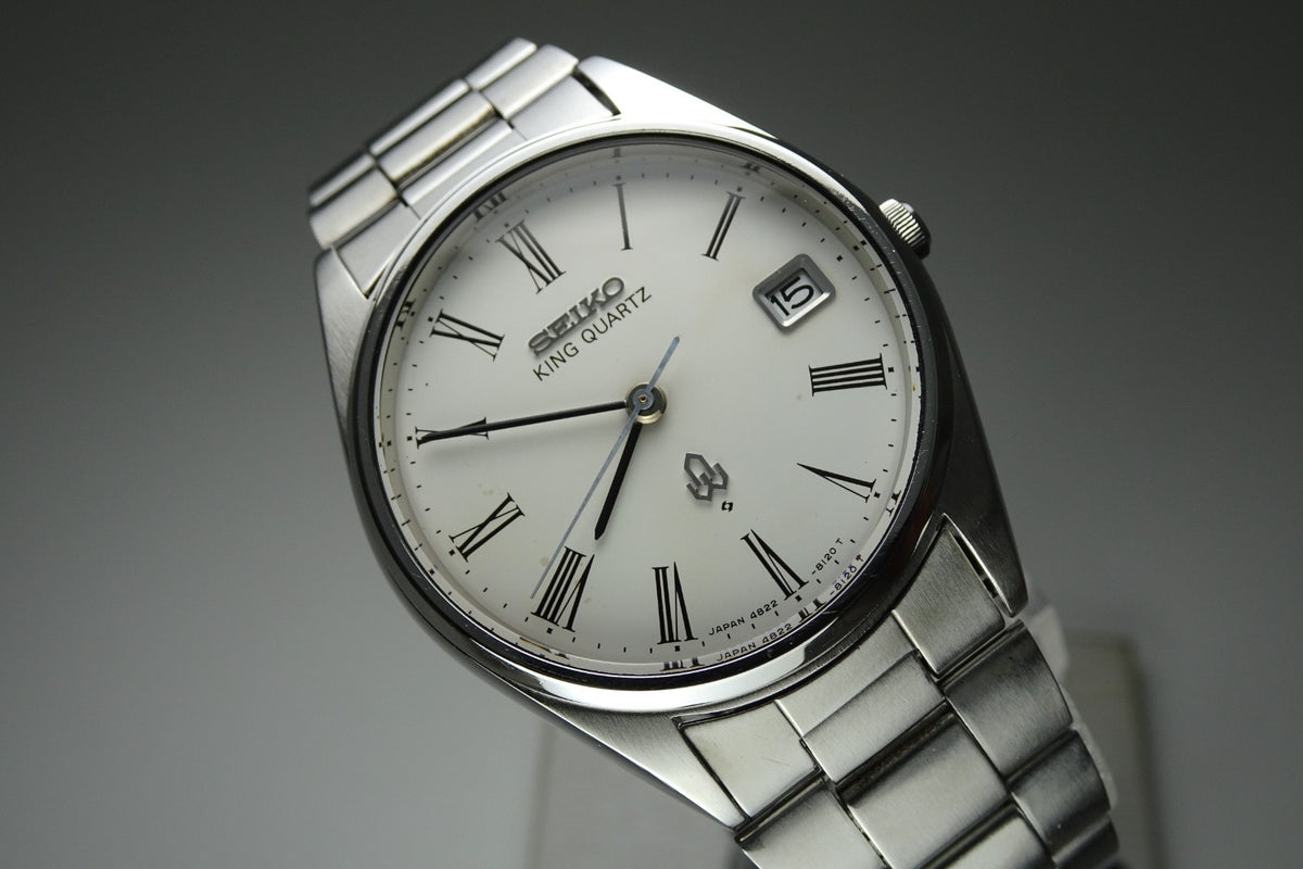 Vintage 1977 JAPAN SEIKO KING QUARTZ 4822-8110 7Jewels Quartz.