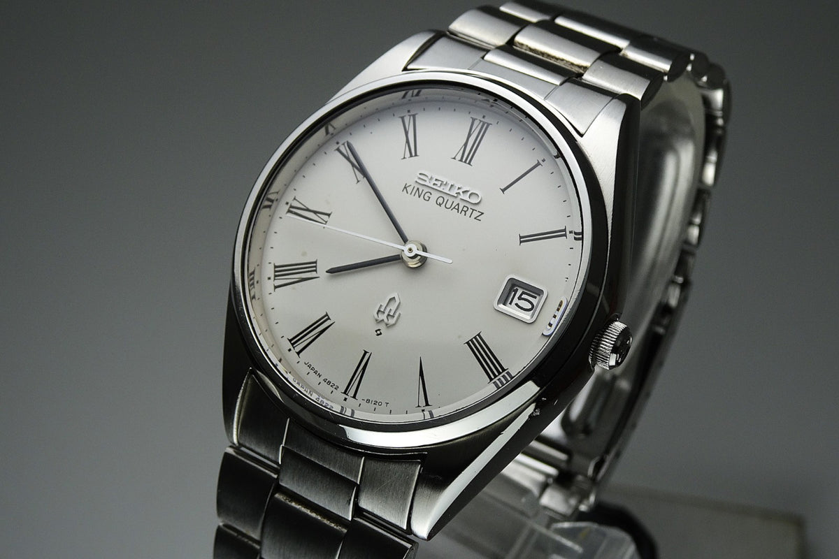Vintage 1977 JAPAN SEIKO KING QUARTZ 4822-8110 7Jewels Quartz.
