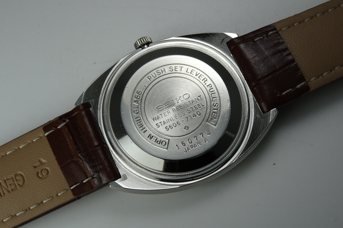 Vintage 1971 JAPAN SEIKO LORD MATIC WEEKDATER 5606-7140 25Jewels Automatic.