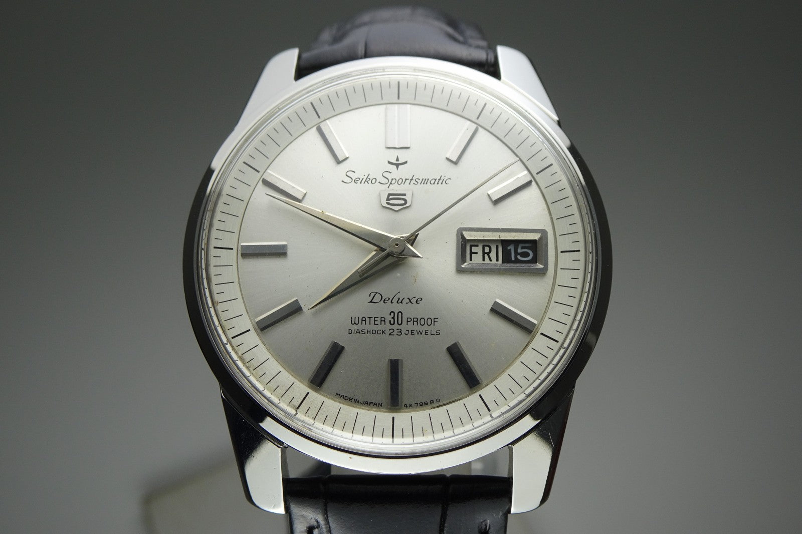 Vintage 1964 JAPAN SEIKO SPORTSMATIC5 DX 427990 23Jewels Automatic.