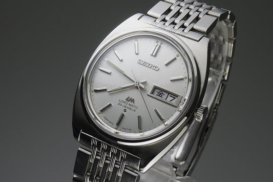 Serviced Vintage 1969 JAPAN SEIKO LORD MATIC WEEKDATER 5606-7050 23J Automatic.