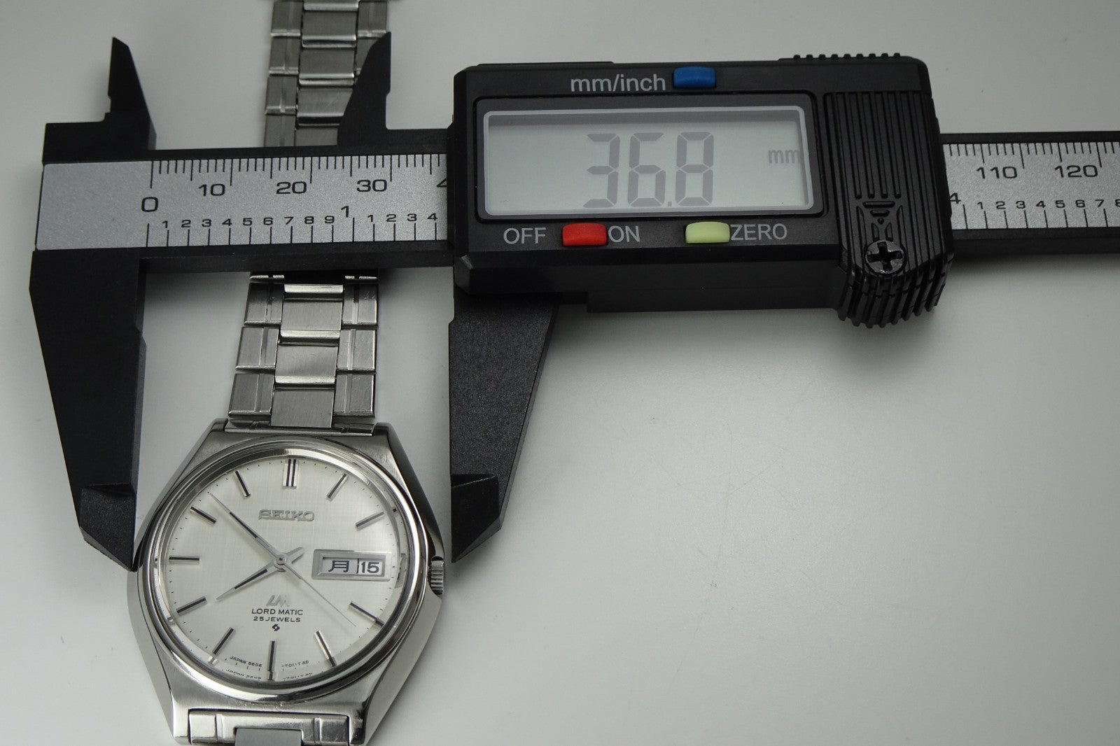 Serviced Vintage 1969 JAPAN SEIKO LORD MATIC WEEKDATER 5606-7010 25J Automatic.