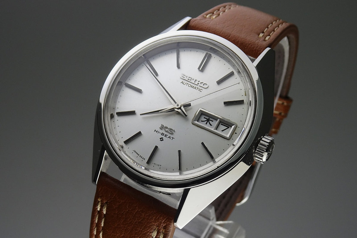 Vintage 1971 JAPAN KING SEIKO WEEKDATER 5626-7110 25Jewels Automatic.