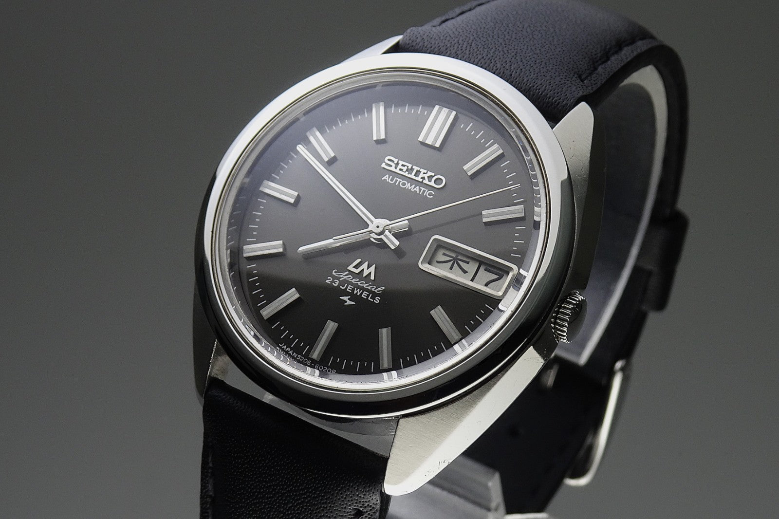 Vintage 1971 JAPAN SEIKO LORD MATIC SPECIAL WEEKDATER 5206-6020 23J Automatic.